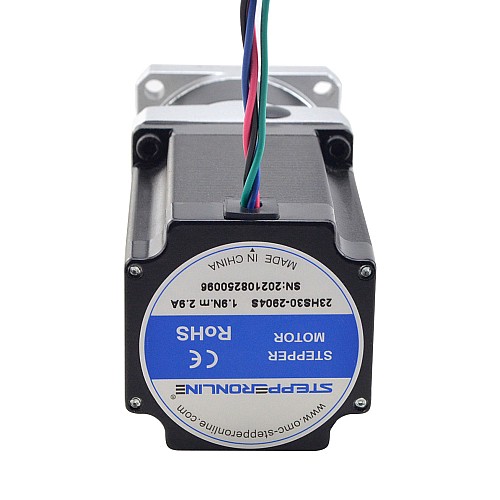 Nema 23 Stepper Motor L=76.5mm Gear Ratio 10:1 MG Series Planetary Gearbox - 23HS30-2904S-MG10 | StepperOnline UK