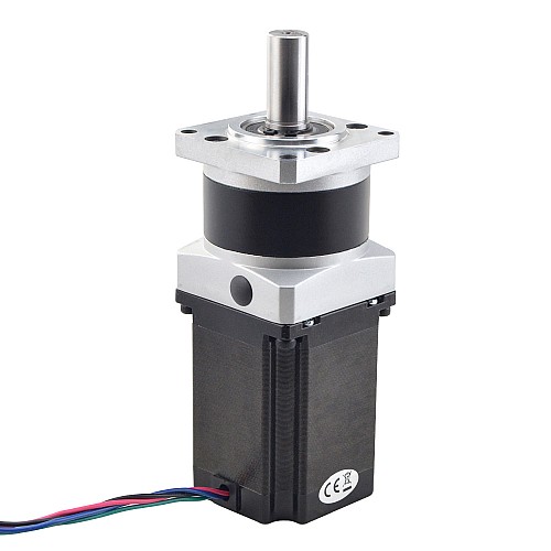 Nema 23 Stepper Motor L=76.5mm Gear Ratio 10:1 MG Series Planetary Gearbox - 23HS30-2904S-MG10 | StepperOnline UK