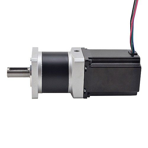 Nema 23 Stepper Motor L=76.5mm Gear Ratio 20:1 MG Series Planetary Gearbox - 23HS30-2904S-MG20 | StepperOnline UK