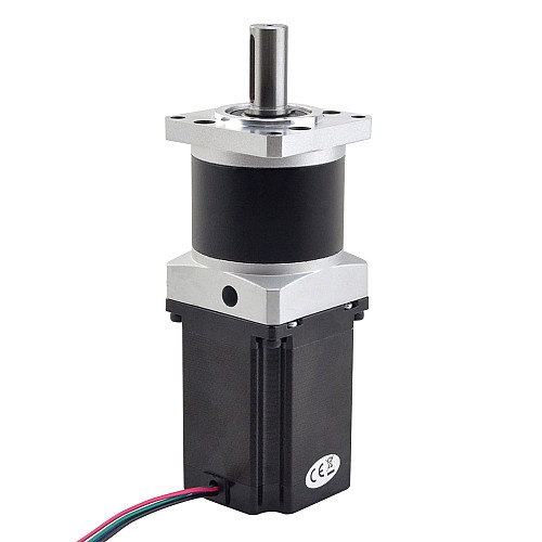 Nema 23 Stepper Motor L=76.5mm Gear Ratio 20:1 MG Series Planetary Gearbox - 23HS30-2904S-MG20 | StepperOnline UK