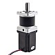 Nema 23 Stepper Motor L=76.5mm Gear Ratio 20:1 MG Series Planetary Gearbox - 23HS30-2904S-MG20 | StepperOnline UK