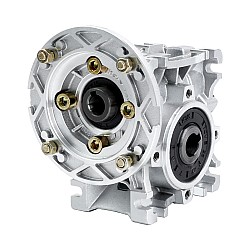 MRVR030 Worm Drive Gearbox 50:1 Ratio Φ11mm Input Shaft with 63B5 Motor Input Flange