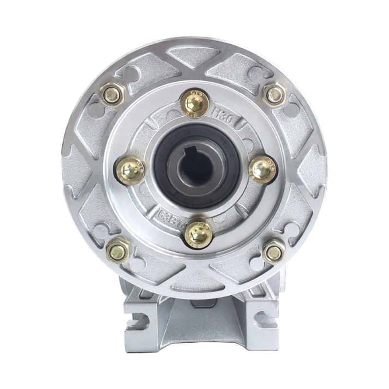 MRVR030 Worm Drive Gearbox 7.5:1 Ratio Φ11mm Input Shaft with 63B5 Motor Input Flange - MRVR030CB3-G7.5-D11 | StepperOnline UK