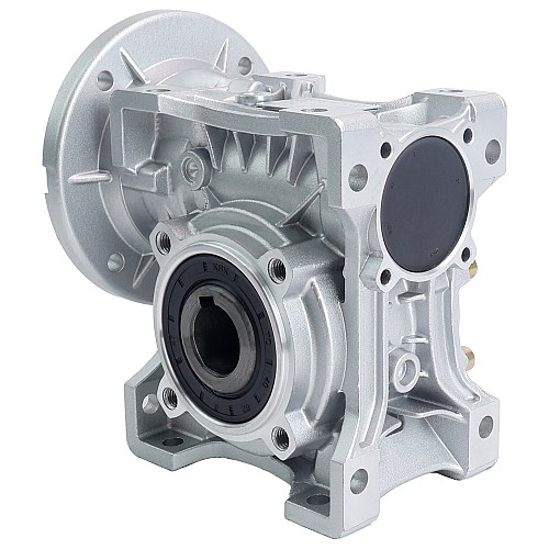 MRVR050 Worm Drive Gearbox 30:1 Ratio Φ11mm Input Shaft with 63B5 Motor Input Flange - MRVR050CB3-G30-D11 | StepperOnline UK