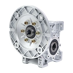 MRVR063 Worm Drive Gearbox 100:1 Ratio Φ19mm Input Shaft with 80B5 Motor Input Flange