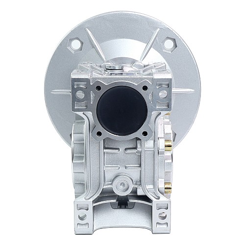 MRVR063 Worm Drive Gearbox 10:1 Ratio Φ14mm Input Shaft with 71B5 Motor Input Flange - MRVR063EB3-G10-D14 | StepperOnline UK