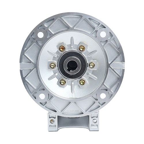 MRVR063 Worm Drive Gearbox 10:1 Ratio Φ14mm Input Shaft with 71B5 Motor Input Flange - MRVR063EB3-G10-D14 | StepperOnline UK