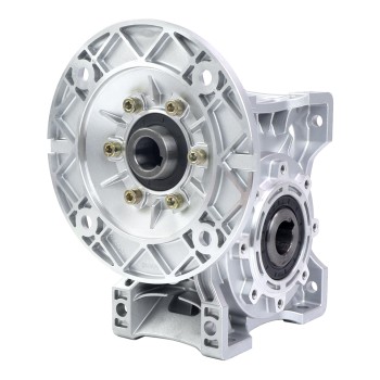 MRVR075 Worm Drive Gearbox 30:1 Ratio Φ28mm Input Shaft with 100/112B14 Motor Input Flange MRVR075 Worm Drive Gearbox 30:1 Ratio Φ28mm Input Shaft with 100/112B14 Motor Input Flange