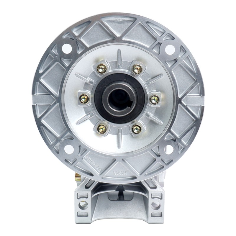 MRVR075 Worm Drive Gearbox 60:1 Ratio Φ24mm Input Shaft with 90B14 Motor Input Flange - MRVR075JB3-G60-D24 | StepperOnline UK
