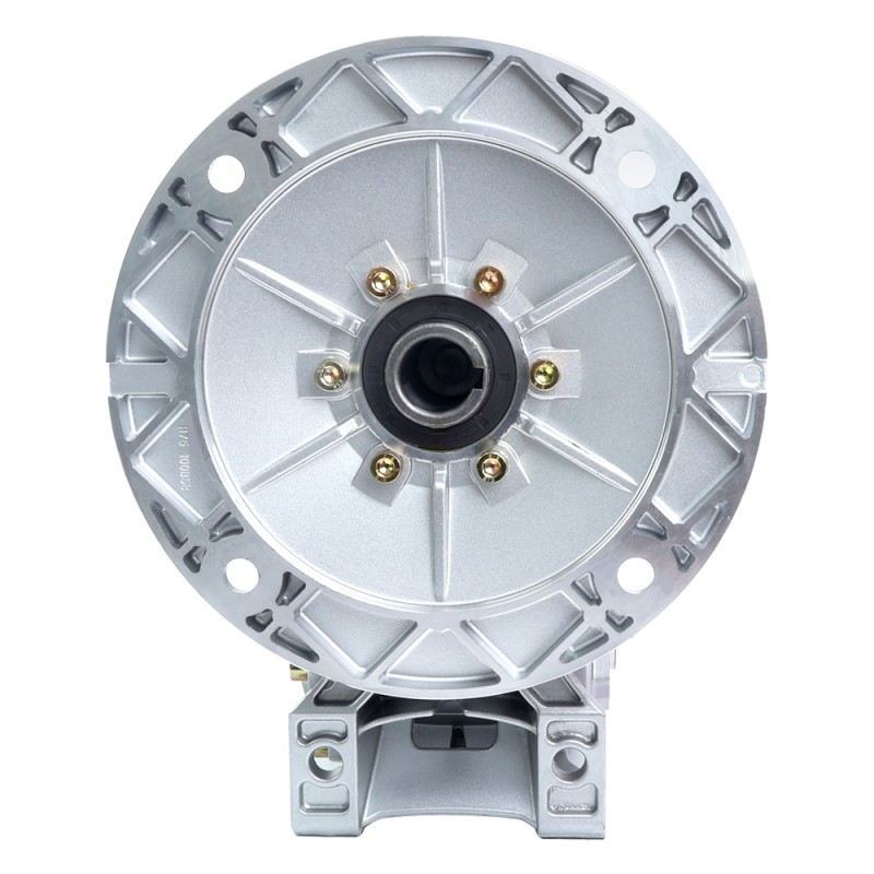 MRVR090 Worm Drive Gearbox 10:1 Ratio Φ19mm Input Shaft with 80B5 Motor Input Flange - MRVR090GB3-G10-D19 | StepperOnline UK