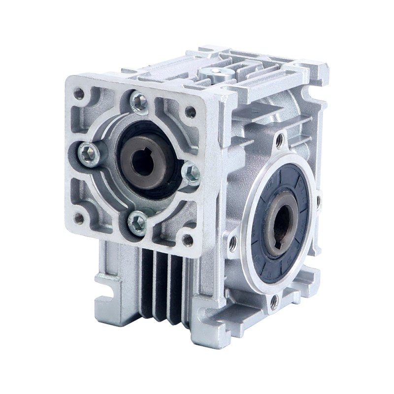 7.5:1 Worm Gearbox NMRV30 Worm Gear Speed Reducer 9mm Input Shaft Diameter - NMRV30-G7.5-D9 | StepperOnline UK