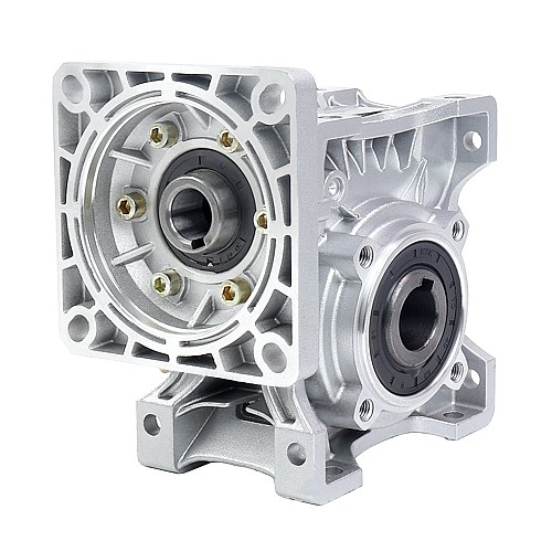 50:1 Worm Gearbox NMRVS50 Worm Gear Speed Reducer 19mm Input Shaft Diameter - NMRVS50-G50-D19 | StepperOnline UK