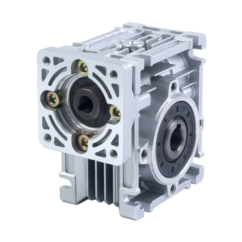 20:1 Worm Gearbox YRV30 Worm Gear Speed Reducer 9mm Input Shaft Diameter - YRV30-G20-D9 | StepperOnline UK