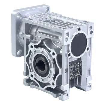 30:1 Worm Gearbox YRV40 Worm Gear Speed Reducer 14mm Input Shaft Diameter