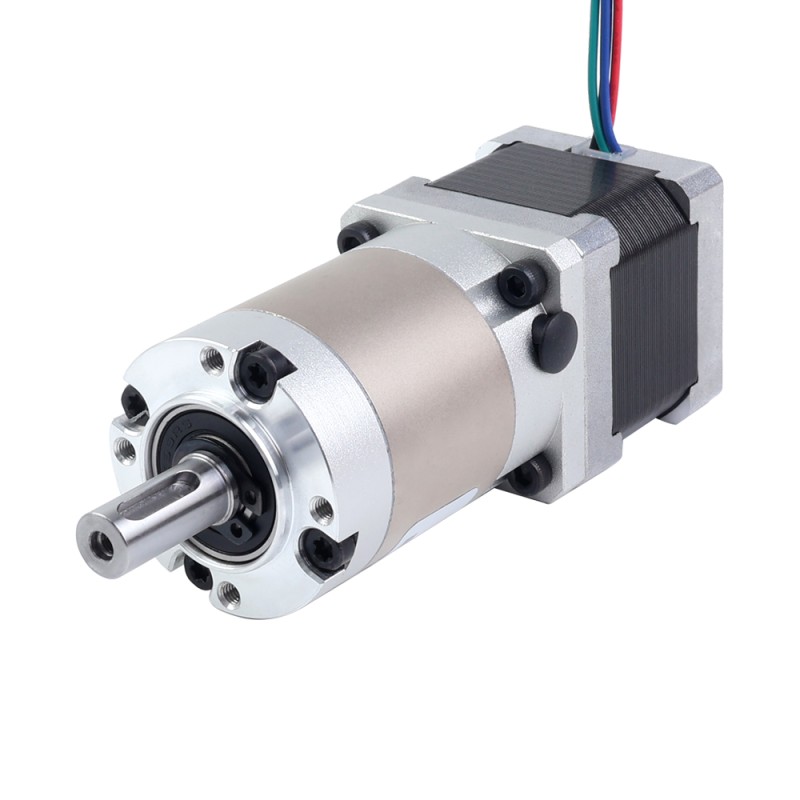 Nema 14 Stepper Motor Bipolar L=34mm w/ Gear Ratio 20:1 EG Series Planetary Gearbox - 14HS13-1004S-EGS20 | StepperOnline UK