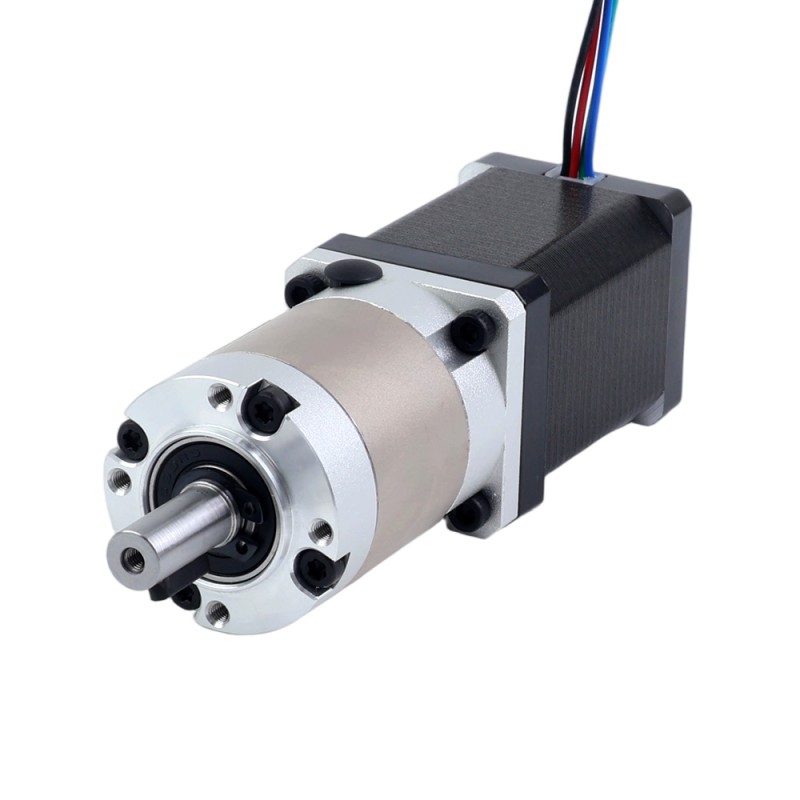 Nema 14 Stepper Motor Bipolar L=52mm w/ Gear Ratio 20:1 EG Series Planetary Gearbox - 14HS20-1504S-EGS20 | StepperOnline UK