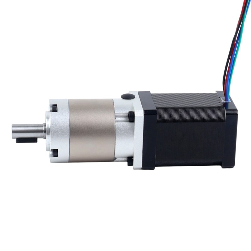Nema 14 Stepper Motor Bipolar L=52mm w/ Gear Ratio 20:1 EG Series Planetary Gearbox - 14HS20-1504S-EGS20 | StepperOnline UK