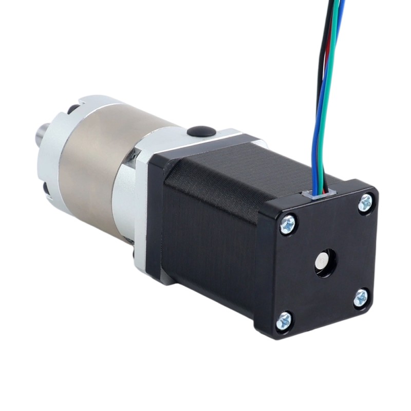 Nema 14 Stepper Motor Bipolar L=52mm w/ Gear Ratio 20:1 EG Series Planetary Gearbox - 14HS20-1504S-EGS20 | StepperOnline UK
