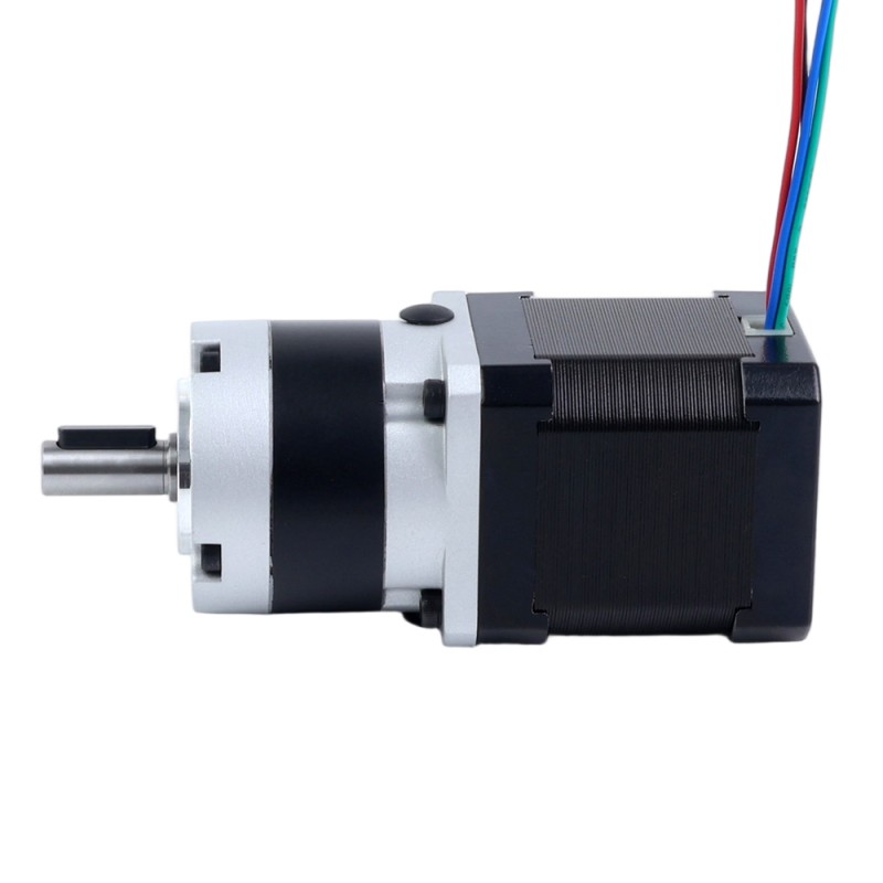 Nema 17 Stepper Motor Bipolar L=48mm w/ Gear Ratio 10:1 MG Series Planetary Gearbox - 17HS19-1684S-MG10 | StepperOnline UK