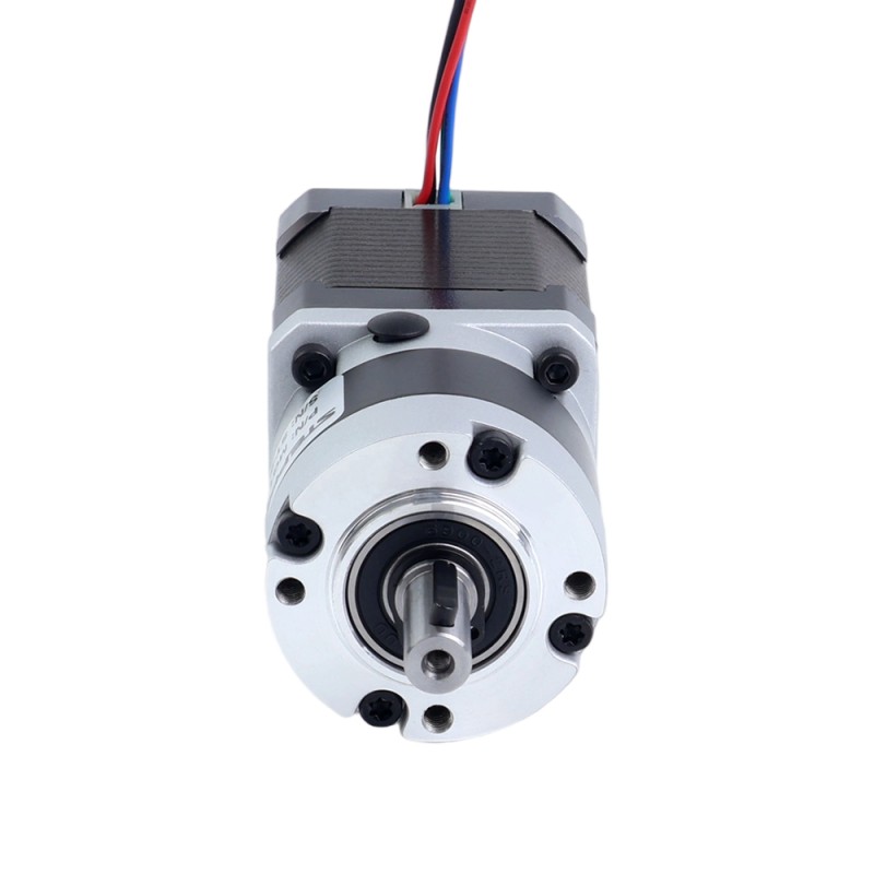 Nema 17 Stepper Motor Bipolar L=48mm w/ Gear Ratio 10:1 MG Series Planetary Gearbox - 17HS19-1684S-MG10 | StepperOnline UK