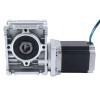 Nema 23 Stepper Motor 113mm Gear Ratio 20:1 Worm Gearbox YRV30 Worm Gear Speed Reducer - 23HS45-4204S-YRV30-G20 | StepperOnline UK