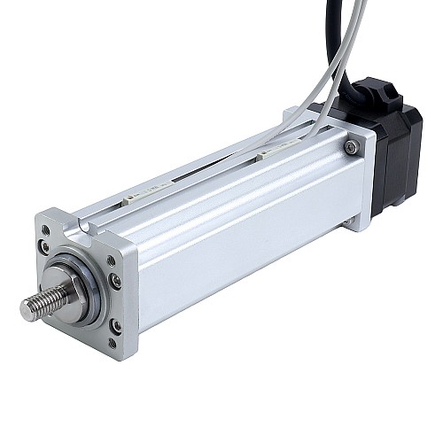 Nema 17 Ball Screw Electric Cylinder 1.5A Stroke 150mm 0.25Nm(35.4oz.in) Lead 10mm(0.3937) with Limit Switch - LCB17S13B1L15-150D | StepperOnline UK