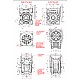 50:1 Worm Gearbox NMRVS50 Worm Gear Speed Reducer 19mm Input Shaft Diameter - NMRVS50-G50-D19 | StepperOnline UK