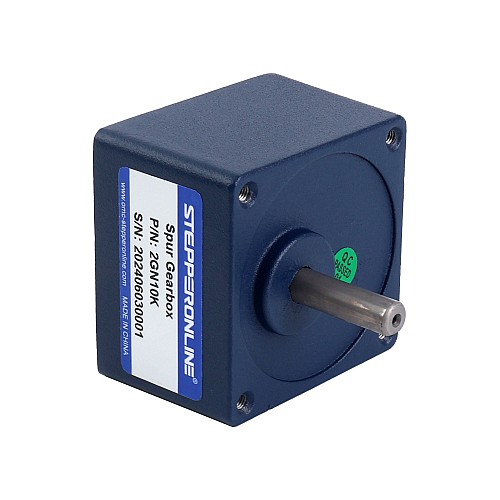 Brushed 12V 10W 0.26Nm(36.82oz.in) 300RPM w/ 10:1 Spur Gearbox DC Gear Motor - F2D10-12GN-30S/2GN10K | StepperOnline UK