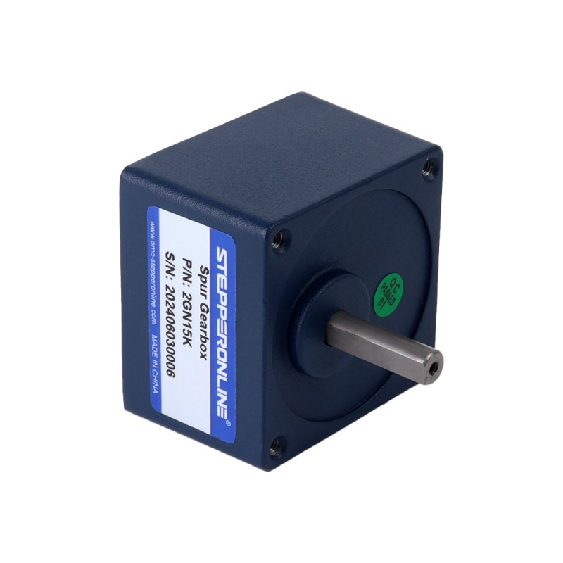 Brushed 12V 10W 0.39Nm(55.23oz.in) 200RPM w/ 15:1 Spur Gearbox DC Gear Motor - F2D10-12GN-30S/2GN15K | StepperOnline UK