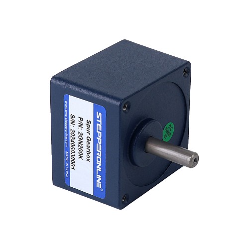 Brushed 24V 10W 3.00Nm(424.83oz.in) 15RPM w/ 200:1 Spur Gearbox DC Gear Motor - F2D10-24GN-30S/2GN200K | StepperOnline UK