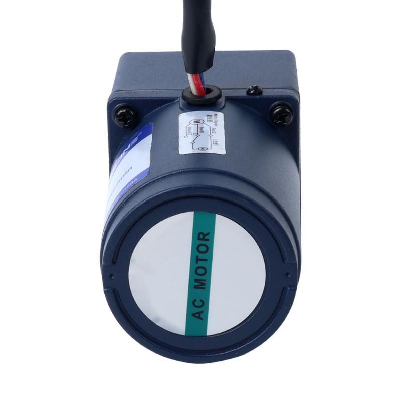 6W 110VAC 60Hz 310RPM 0.15Nm(21.24oz.in) Flange 60mm Spur Gearbox Single-phase AC Induction  Motor - 2IK6GN-A/2GN5K | StepperOnline UK