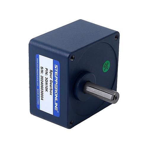 15W 110VAC 60Hz 9-155RPM 0.74Nm(104.79oz.in) Flange 70mm Spur Gearbox Single-phase AC Variable Speed Motor - 3IK15RGN-A/3GN10K | StepperOnline UK