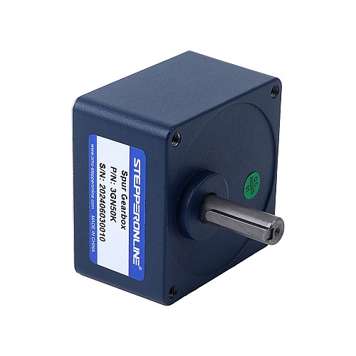 15W 220VAC 50Hz 1.8-27RPM 4.54Nm(642.92oz.in) Flange 70mm Spur Gearbox Single-phase AC Variable Speed Motor - 3IK15RGN-C/3GN50K | StepperOnline UK