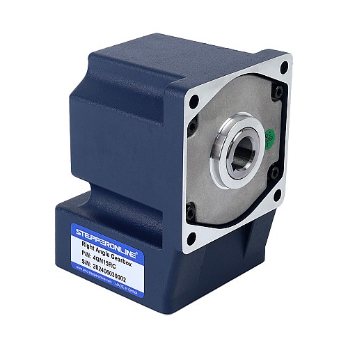 Brushed 24V 60W 3.28Nm(464.49oz.in) 120RPM w/ 15:1 Right Angle Gearbox DC Gear Motor - F4D60-24GN-18S/4GN15RC | StepperOnline UK
