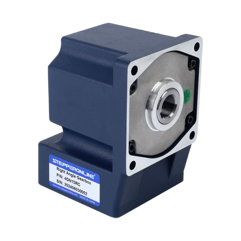 25W 110VAC 60Hz 6-103.33RPM 1.90Nm(269.06oz.in) Flange 80mm Right Angle Gearbox Single-phase AC Variable Speed Motor - 4IK25RGN-A/4GN15RC | StepperOnline UK