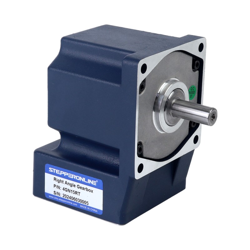 25W 110VAC 60Hz 6-103.33RPM 1.90Nm(269.06oz.in) Flange 80mm Right Angle Gearbox Single-phase AC Variable Speed Motor - 4IK25RGN-A/4GN15RT | StepperOnline UK