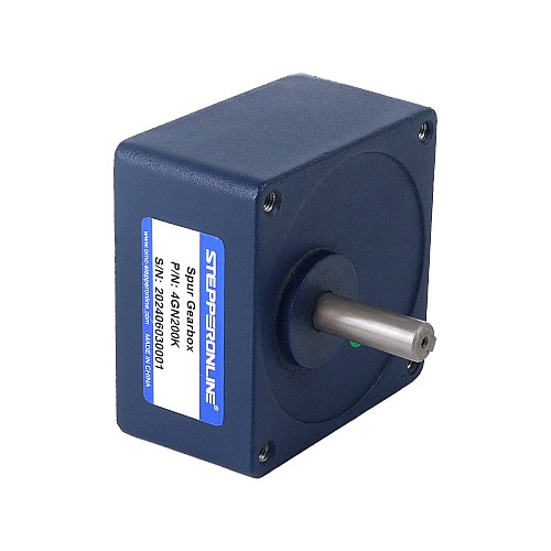 25W 220VAC 50Hz 0.45-6.75RPM 8.00Nm(1132.89oz.in) Flange 80mm Spur Gearbox Single-phase AC Variable Speed Motor - 4IK25RGN-C/4GN200K | StepperOnline UK