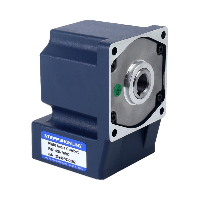 25W 110VAC 60Hz 4.5-77.5RPM 2.60Nm(368.19oz.in) Flange 80mm Right Angle Gearbox Single-phase AC Variable Speed Motor - 4IK25RGN-A/4GN20RC | StepperOnline UK