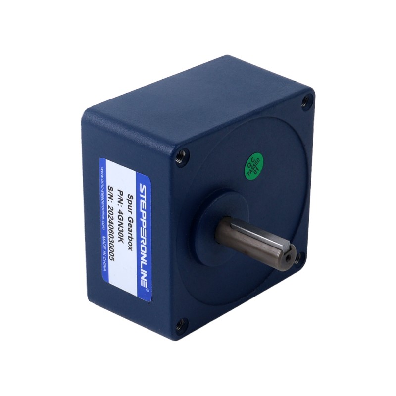 24V 40W 100RPM Geared Brushless DC Motor 2.79Nm(395.10oz.in) 30:1 Spur Gearbox - F4B40-24GN-30S/4GN30K | StepperOnline UK