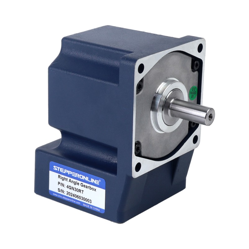 25W 110VAC 60Hz 3-51.67RPM 3.90Nm(552.28oz.in) Flange 80mm Right Angle Gearbox Single-phase AC Variable Speed Motor - 4IK25RGN-A/4GN30RT | StepperOnline UK