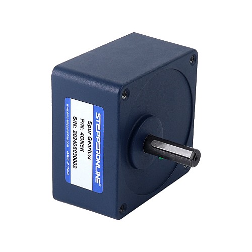 25W 110VAC 60Hz 18-310RPM 0.61Nm(86.38oz.in) Flange 80mm Spur Gearbox Single-phase AC Variable Speed Motor - 4IK25RGN-A/4GN5K | StepperOnline UK