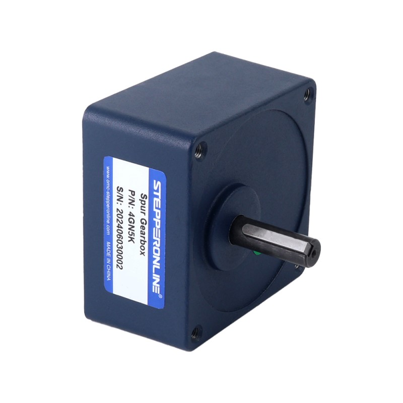 Brushed 24V 40W 0.53Nm(75.05oz.in) 360RPM w/ 5:1 Spur Gearbox DC Gear Motor - F34D40-24GN-18S/4GN5K | StepperOnline UK