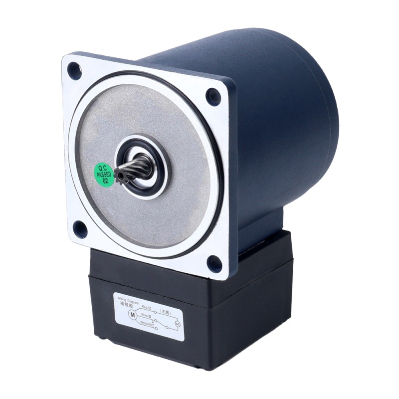 25W 220VAC 50Hz 135RPM 1.30Nm(184.10oz.in) Flange 80mm Right Angle Gearbox Keyway Shaft Single-phase AC Induction  Motor - 4IK25GN-CT/4GN10RT | StepperOnline UK