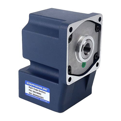 Brushed 48V 150W 20.00Nm(2832.24oz.in) 30RPM w/ 100:1 Right Angle Gearbox DC Gear Motor - F5D150-48GU-30S/5GU100RC | StepperOnline UK