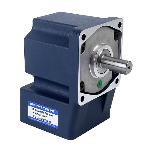 90W 110VAC 60Hz 0.9-15.5RPM 40.00Nm(5664.4oz.in) Flange 90mm Right Angle Gearbox Single-phase AC Variable Speed Motor - 5IK90RGU-AF/5GU100RT | StepperOnline UK