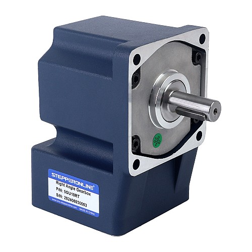 Brushed 48V 150W 3.41Nm(482.90oz.in) 300RPM w/ 10:1 Right Angle Gearbox DC Gear Motor - F5D150-48GU-30S/5GU10RT | StepperOnline UK