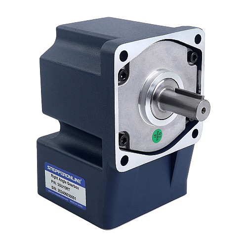 Brushed 48V 150W 5.03Nm(712.31oz.in) 200RPM w/ 15:1 Right Angle Gearbox DC Gear Motor - F5D150-48GU-30S/5GU15RT | StepperOnline UK