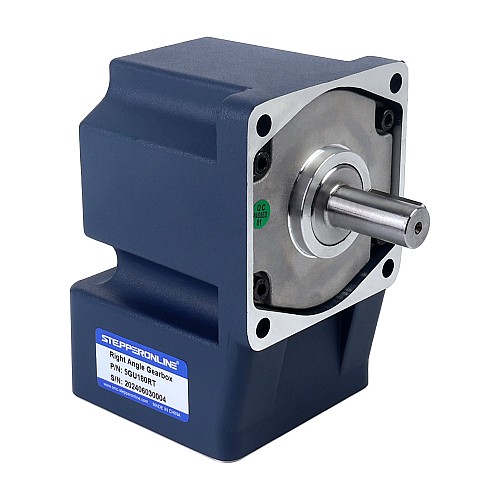 Brushed 48V 150W 40.00Nm(5664.47oz.in) 10RPM w/ 180:1 Right Angle Gearbox DC Gear Motor - F5D150-48GU-18S/5GU180RT | StepperOnline UK