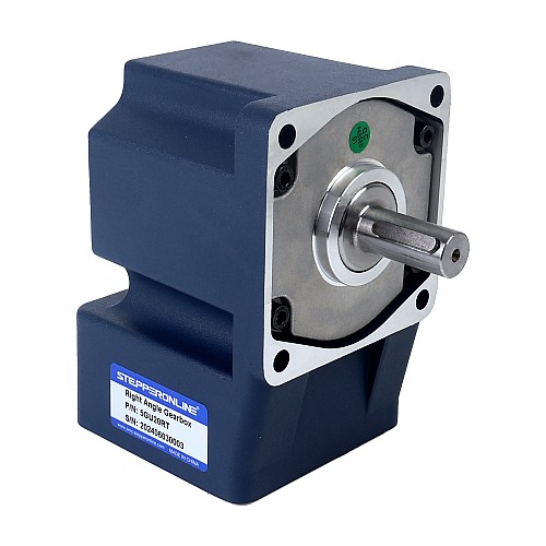 Brushed 48V 150W 6.66Nm(943.14oz.in) 150RPM w/ 20:1 Right Angle Gearbox DC Gear Motor - F5D150-48GU-30S/5GU20RT | StepperOnline UK