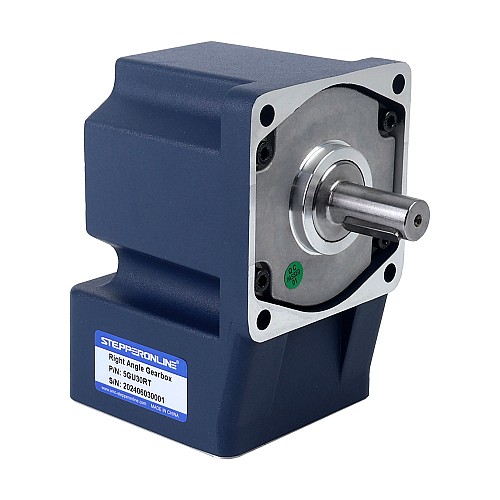Brushed 48V 150W 10.07Nm(1426.03oz.in) 100RPM w/ 30:1 Right Angle Gearbox DC Gear Motor - F5D150-48GU-30S/5GU30RT | StepperOnline UK